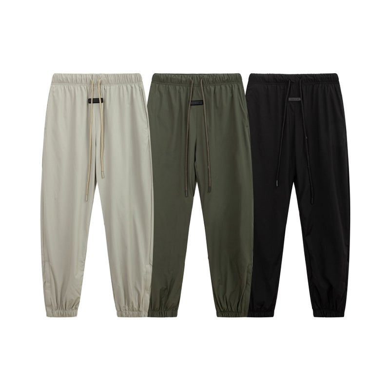 Fog Icon Multi-Line Cloud Series Laminated Letter Drawstring Terry Men'S And Women'S Loose Casual Leggings Pants - Image 3