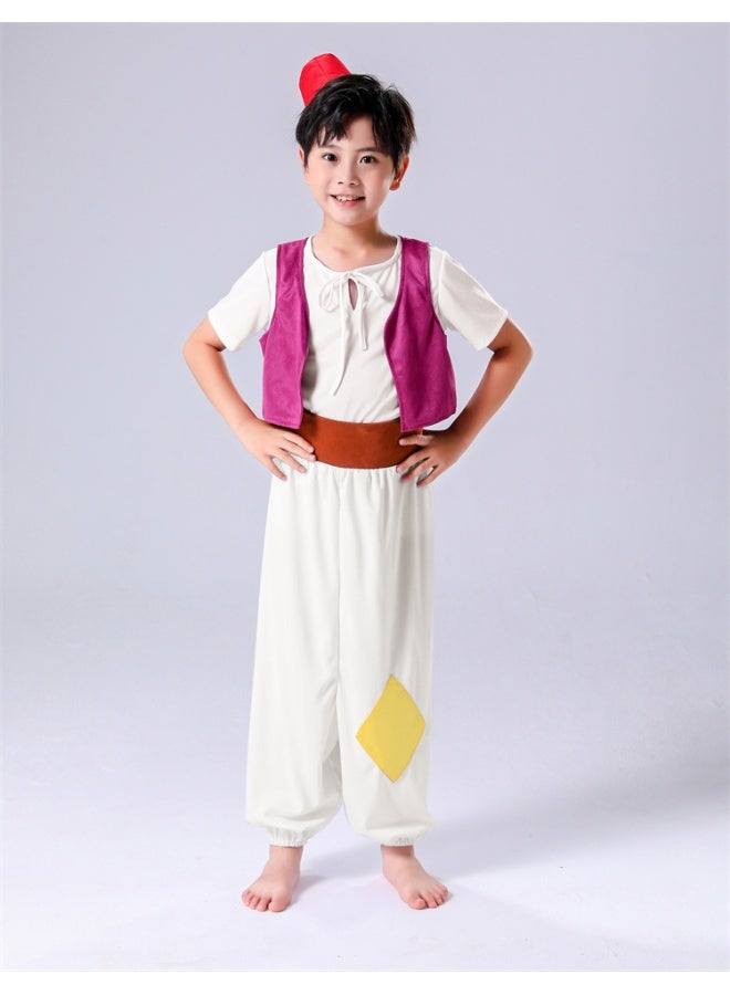 One Thousand and One Nights - The Genie Prince Aladdin Children's Costume - Image 3