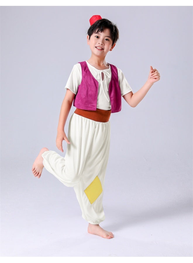 One Thousand and One Nights - The Genie Prince Aladdin Children's Costume - Image 1