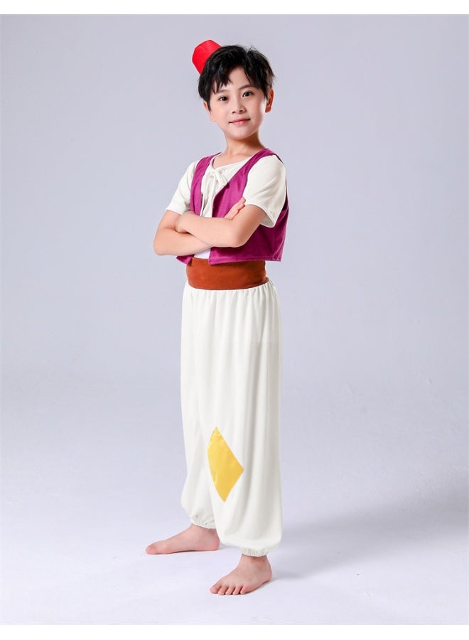 One Thousand and One Nights - The Genie Prince Aladdin Children's Costume - Image 2