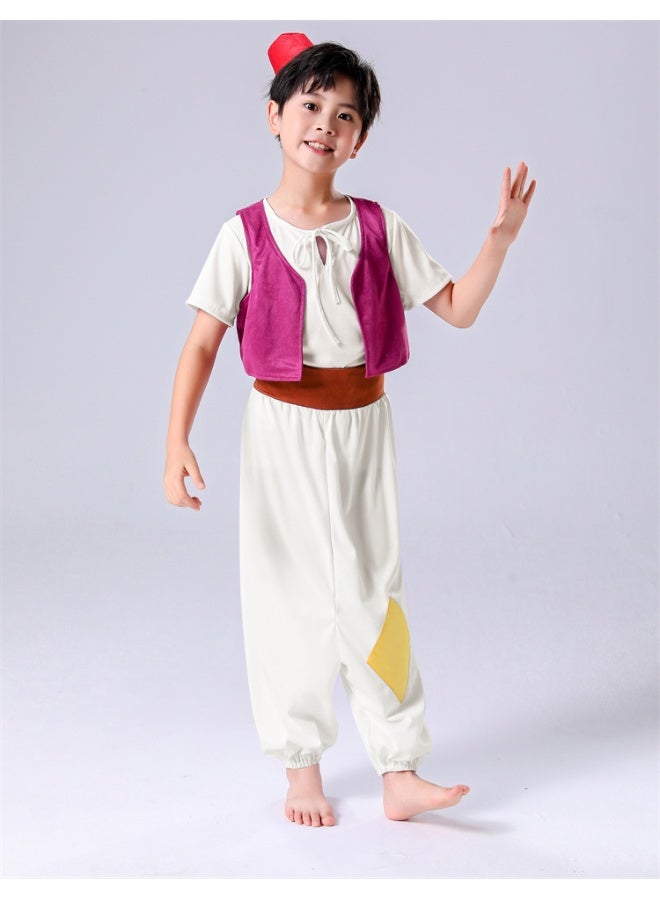 One Thousand and One Nights - The Genie Prince Aladdin Children's Costume - Image 4