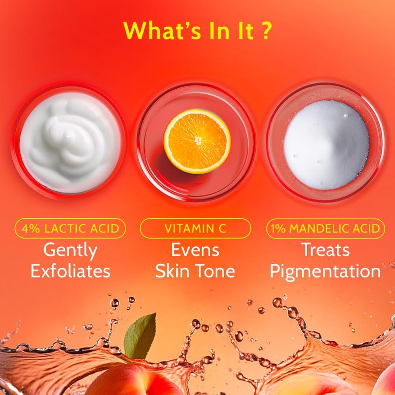 Chemist at Play UnderArm Roll-On with 5% AHA| Lactic & Mandelic Acid|Prevents Odour, Brightens Skin & Exfoliates Underarm | For Sensitive Skin | Peach Fragrance | Alcohol & Aluminium Free | 1.35 fl oz - Image 4