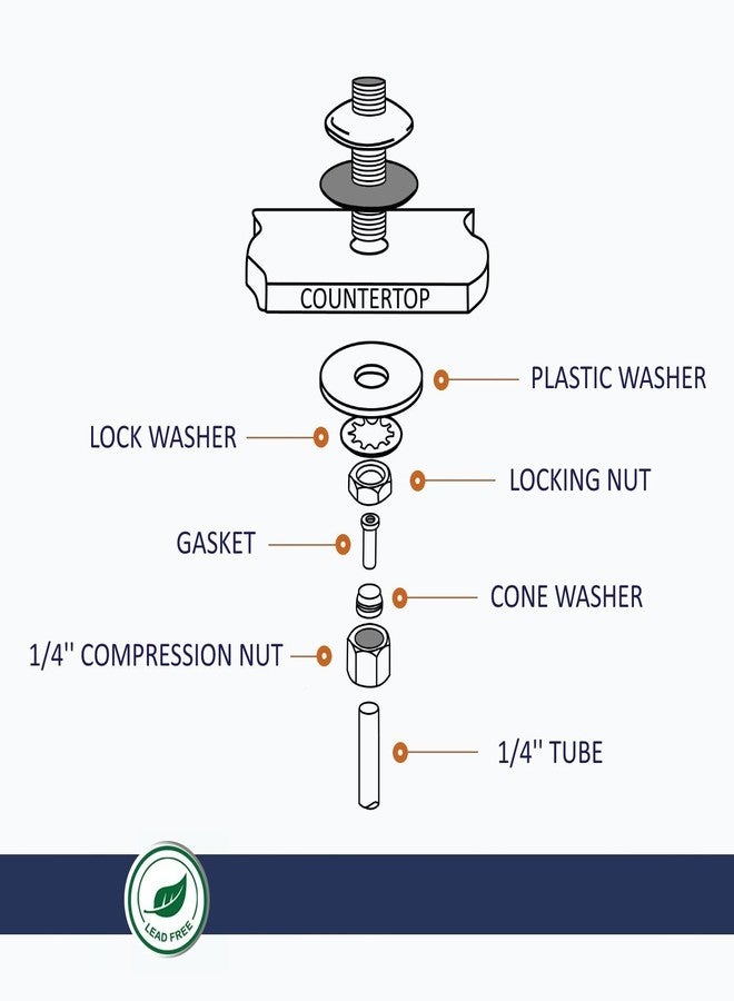 أكوابون صنابير فلتر المياه RO (معاصر، كروم) - Image 4