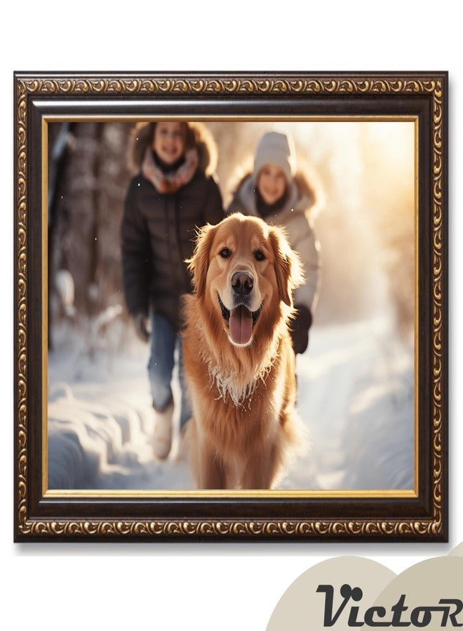 فيكتور إطار صور VictoR Chagall مقاس 8.5 × 11 بوصة باللونين الأسود والذهبي - إطارات صور عتيقة بزجاج أكريليك مقاوم للكسر - إطار صور مقاس 8.5 × 11 بوصة - إطارات صور سوداء - عتيق - للتعليق فقط - Image 4