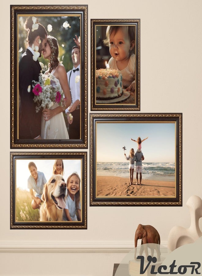 فيكتور إطار صور VictoR Chagall مقاس 8.5 × 11 بوصة باللونين الأسود والذهبي - إطارات صور عتيقة بزجاج أكريليك مقاوم للكسر - إطار صور مقاس 8.5 × 11 بوصة - إطارات صور سوداء - عتيق - للتعليق فقط - Image 5