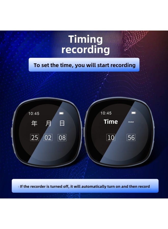 قلم تسجيل مشغل MP3، وضع استعداد طويل للغاية، تحكم ذكي في الصوت، تقليل الضوضاء مع مكبر صوت، سعة قلم التسجيل: مع شاشة عرض 64 جرام - Image 4