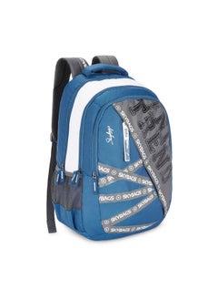 Skybags Skybags Riddle Blue Grey 46 Cms Casual Backpack With Raincover, 32 Lt  - Image 3