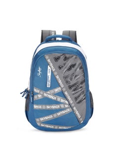 Skybags Skybags Riddle Blue Grey 46 Cms Casual Backpack With Raincover, 32 Lt  - Image 1
