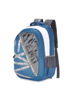 Skybags Skybags Riddle Blue Grey 46 Cms Casual Backpack With Raincover, 32 Lt  - Image 2