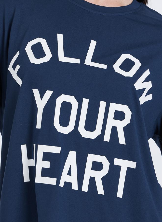 تايك تو تيشيرت فضفاض بطبعة كتابة - Image 3