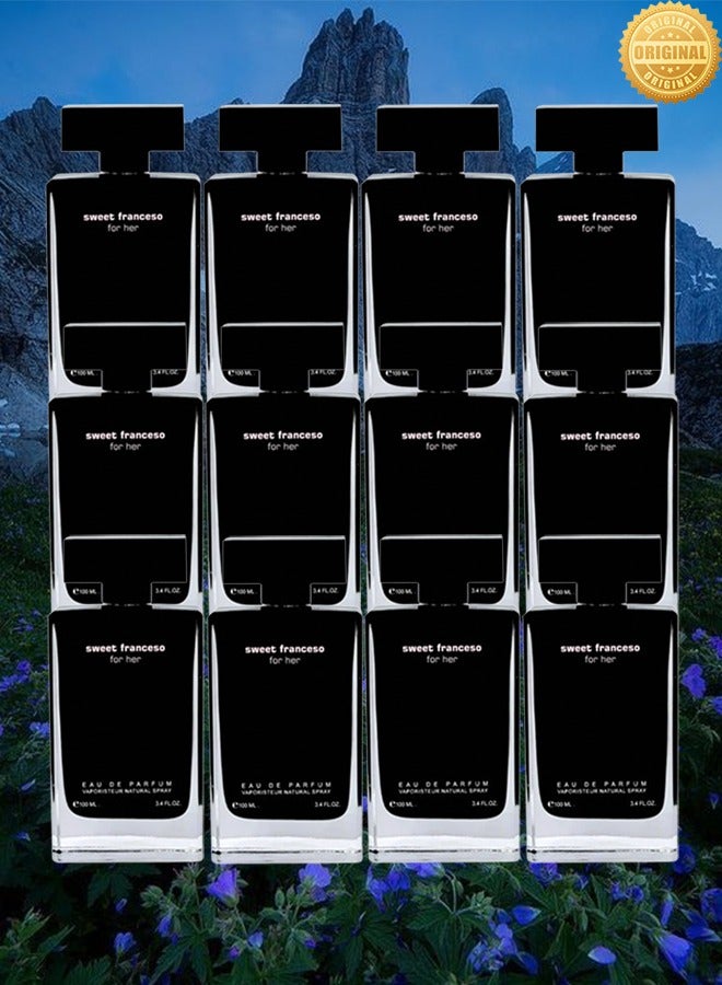 فور هير 12 قطع عطر سويت فرانسيسو اسود لها 100 مل - Image 1