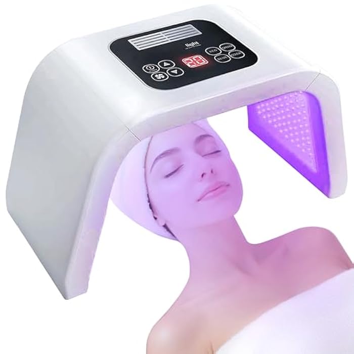 Fxtiaa Led-Face-Tool，LED Light Therapy Facial Mask，7 in 1 Beauty Equipment for Skin Care at Home - Image 1