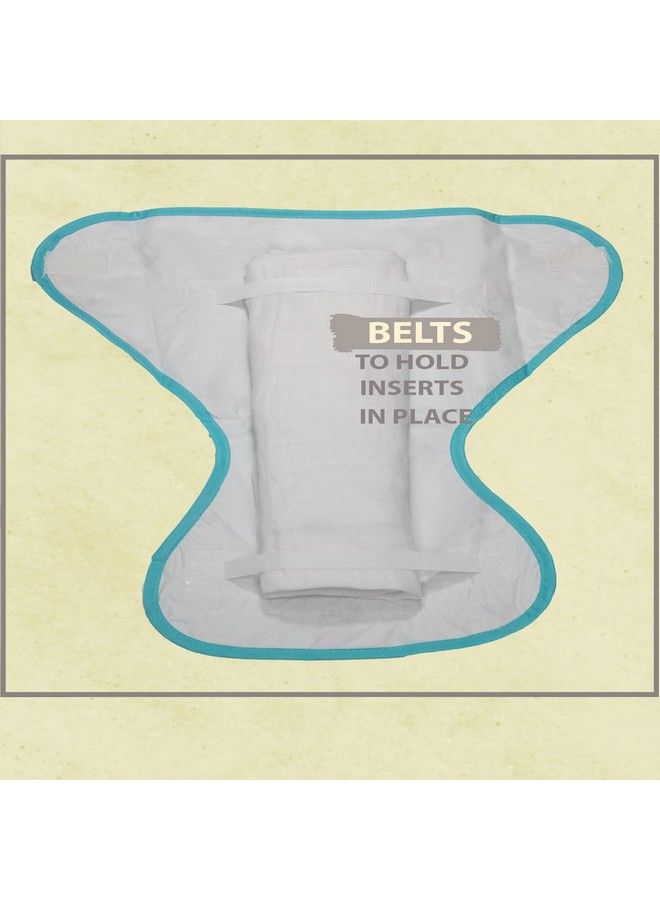 Lollipop lane Waterproof Nappies Diaper Covers With Belt For Insert Pack Of 6 (Large)  - Image 4