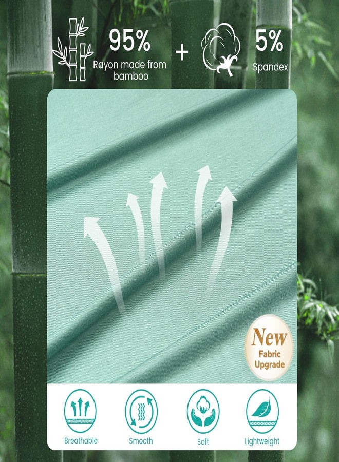 LILBESTIE Rayon Made from Bamboo Sleep Sack, 0.5 TOG Wearable Blanket Baby, Lightweight Stretchy Sleep Sack 6-12 Months, Green - Image 2