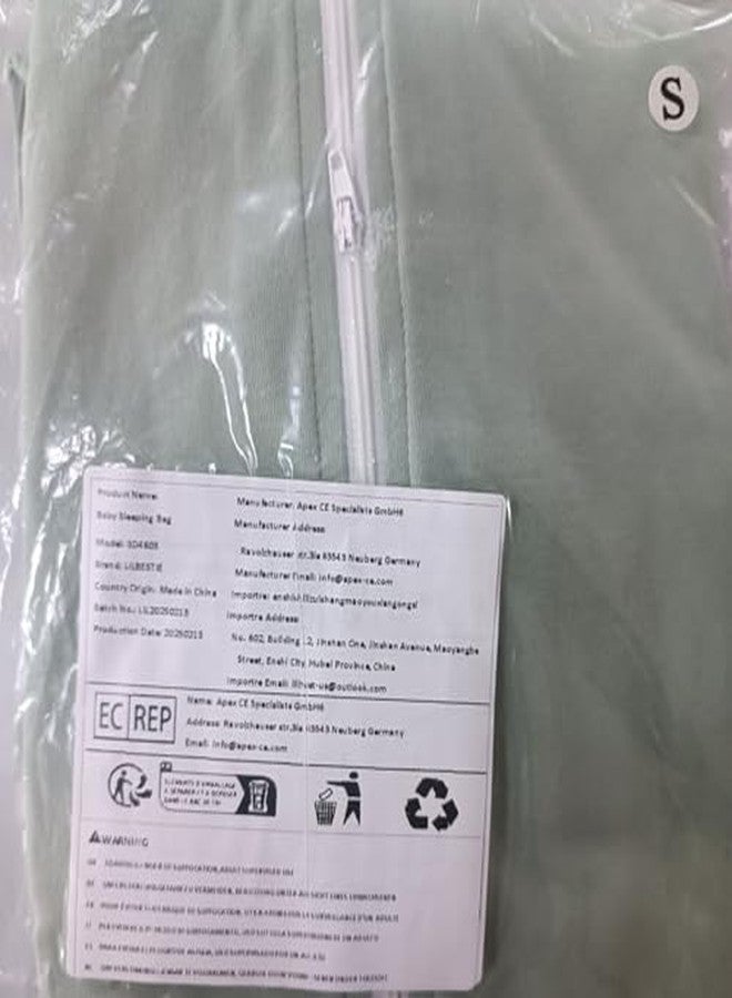 LILBESTIE Rayon Made from Bamboo Sleep Sack, 0.5 TOG Wearable Blanket Baby, Lightweight Stretchy Sleep Sack 6-12 Months, Green - Image 5