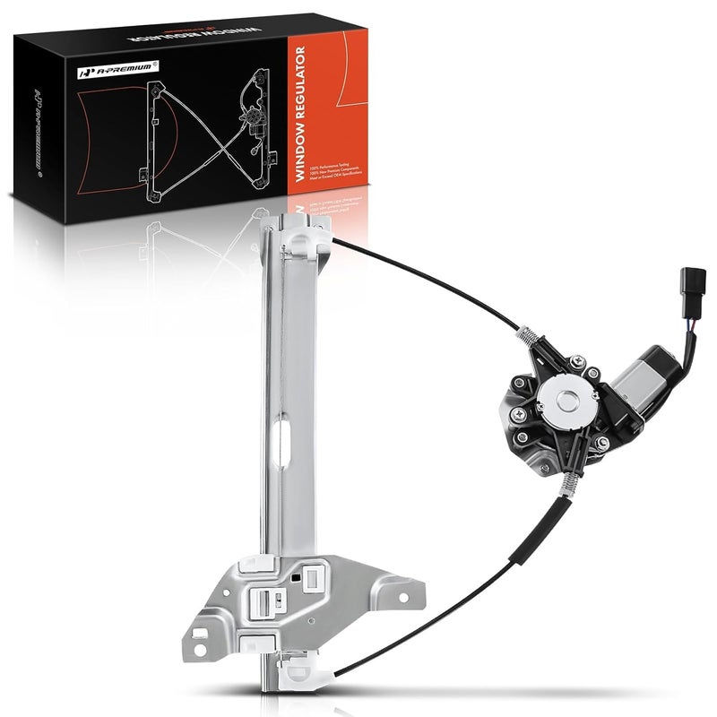 A-Premium Power Window Regulator with Motor for Chevrolet Impala 2006-2016 Rear Left Driver Side - Image 1