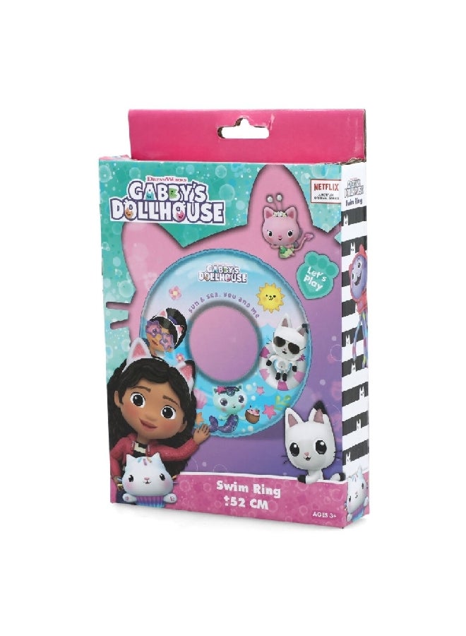 NETFLIX Gabby's Dollhouse Inflatable Swimming Ring for Kids Multicolour 52 cm INF-RN-11  - Image 2