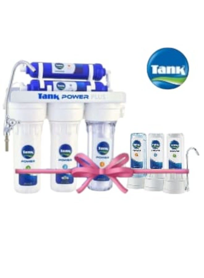 Tank Ultimate Savings Offer: Original2 Water Filter Set (Power Plus 5 Stages + Power 3 Stages) - 100% Pure Water for the Whole Home and Relatives