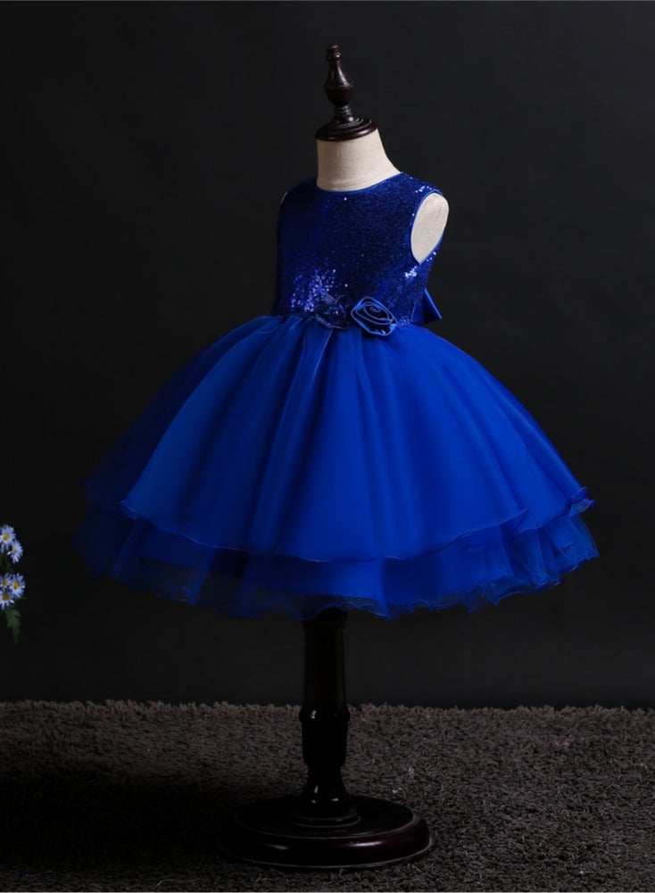 D'Daniela Sequin Bodice Tulle Dress - Image 4