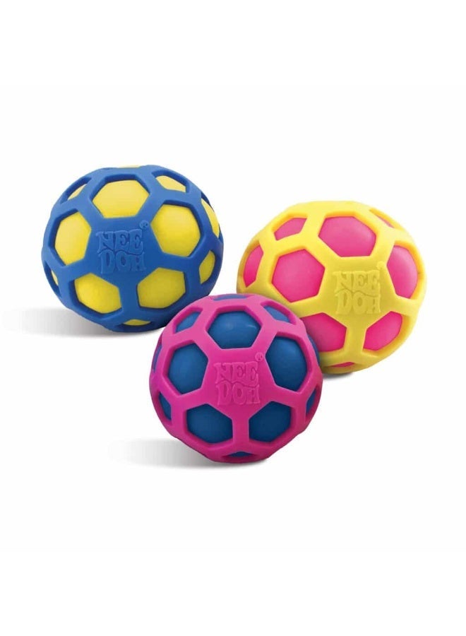 Schylling NeeDoh-Sensory Squeeze Toy with Super Solid Squish-Atomic NeeDoh(Yellow) - Image 3