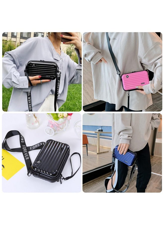 WisePoint - Small Crossbody Bag Plastic Small Shoulder Bag Mini Crossbody Bag Personalized Crossbody Bags For Women And Men (Black) - Image 1
