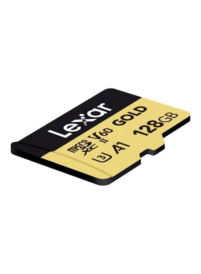 Lexar Industrial Store 128GB Lexar Gold MicroSDXC Card A1 V60 High Speed 4K Video Recording Memory Card for Dash Cam & Drone - Image 3