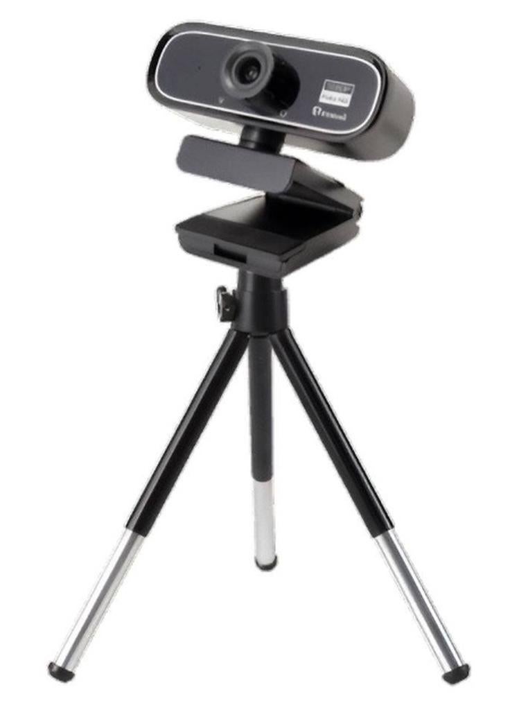 اس تي كاميرا ويب قياسية، دقة FHD، ميكروفون مدمج، منفذ USB، أسود، WB-1080 - Image 1