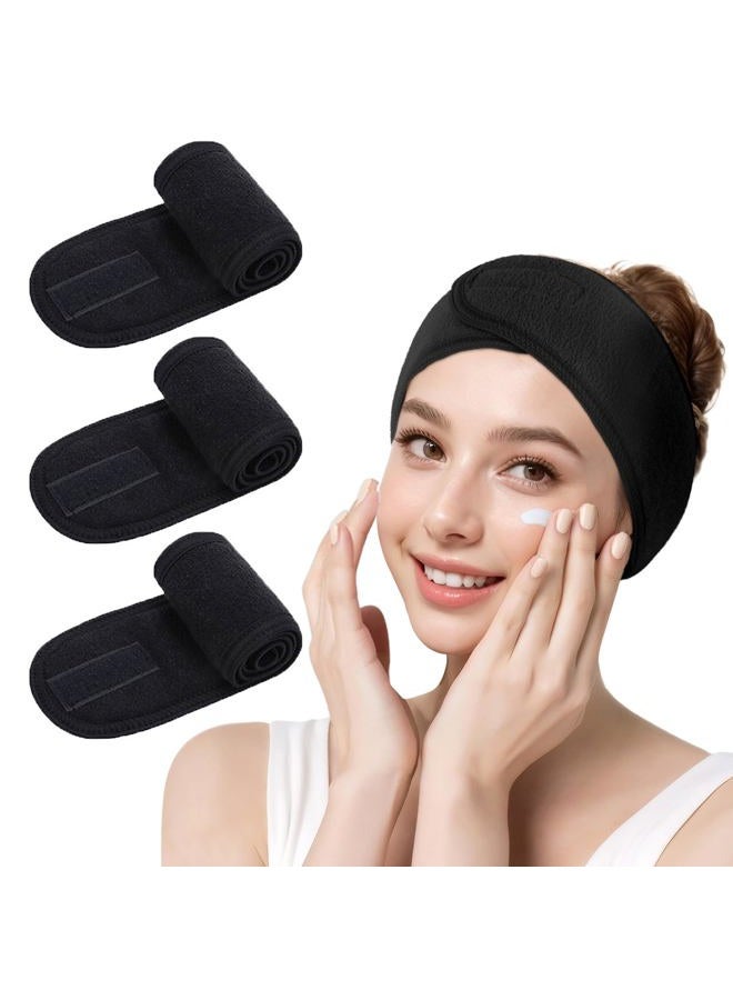 LADES Spa Facial Headband for Women | Adjustable Velcro, Soft Terry Cloth, Washable, Comfortable, Perfect for Makeup, Facials & Sleeping - Image 1