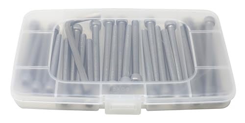iexcell 25 Pcs M6 x 60/65/70/75/80mm Thread Pitch 1 mm Stainless Steel 304 Hex Socket Head Cap Screws Bolts Assortment Kit - Image 5
