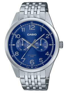 CASIO Casio MTP-E340D-2AVDF Quartz Blue Dial Stainless Steel Men’s Watch 