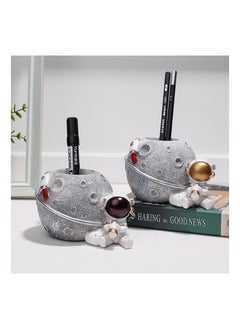 KASTWAVE Astronaut Pen Holder, for Kids Astronaut Pen Organizer Fairy Figure Pen Holder, for Desk Decoration, Back to School Gift, for Kids (Purple)  - Image 5
