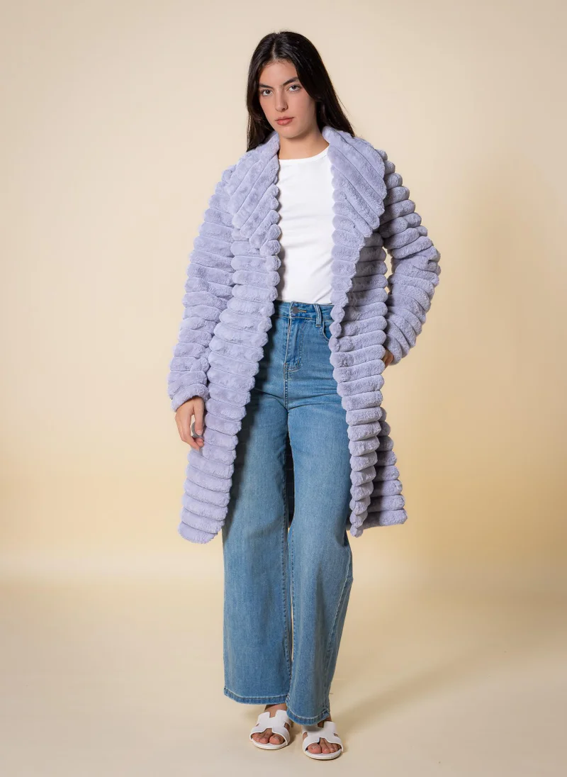 SHAPES SOFT LONG BELTED COAT