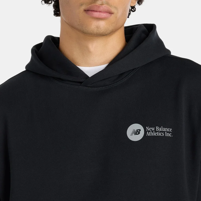 New Balance Black Men's Logo Hoodie for Men | Best Price UAE