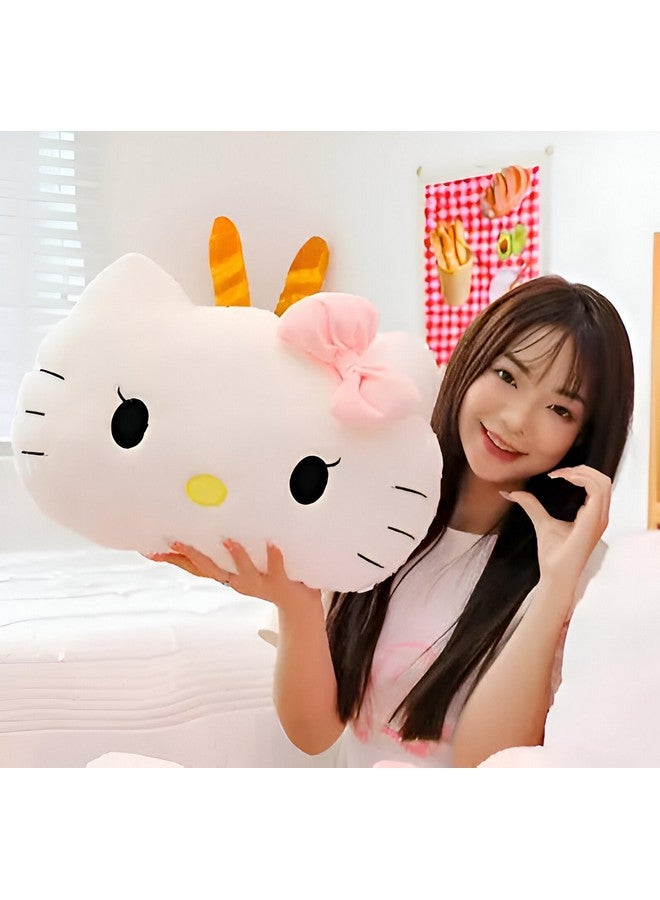 Tickles Tickles Hello Kitty Cushion Soft Plush Pillow for Kids Boys & Girls Home & Car Decoration (Color: Pink Size: 30 cm)  - Image 2