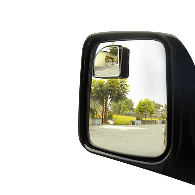 Hypersonic Car Rear View Mirror Hypersonic Car Side Mirror Auto Wide Angle Mirror Adjustable Convex Rear Blind Spot Mirrors for Cars, Trucks, SUVs, RVs and Vans - Image 2