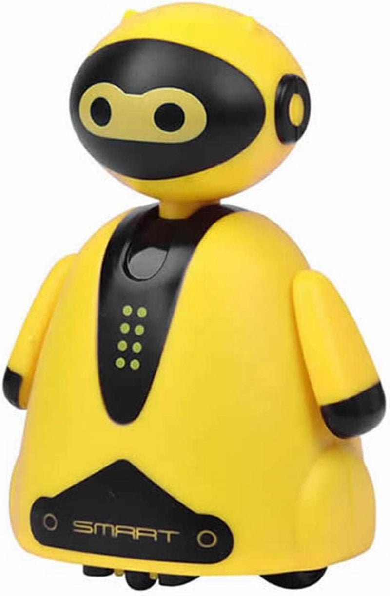 klarako Smart Pen Tracing RobotMini Magic Pen Inductive Robot Toy, Inductive Robot That Follows The Black Line You Draw,Great for Childrens (Yellow) - Image 1