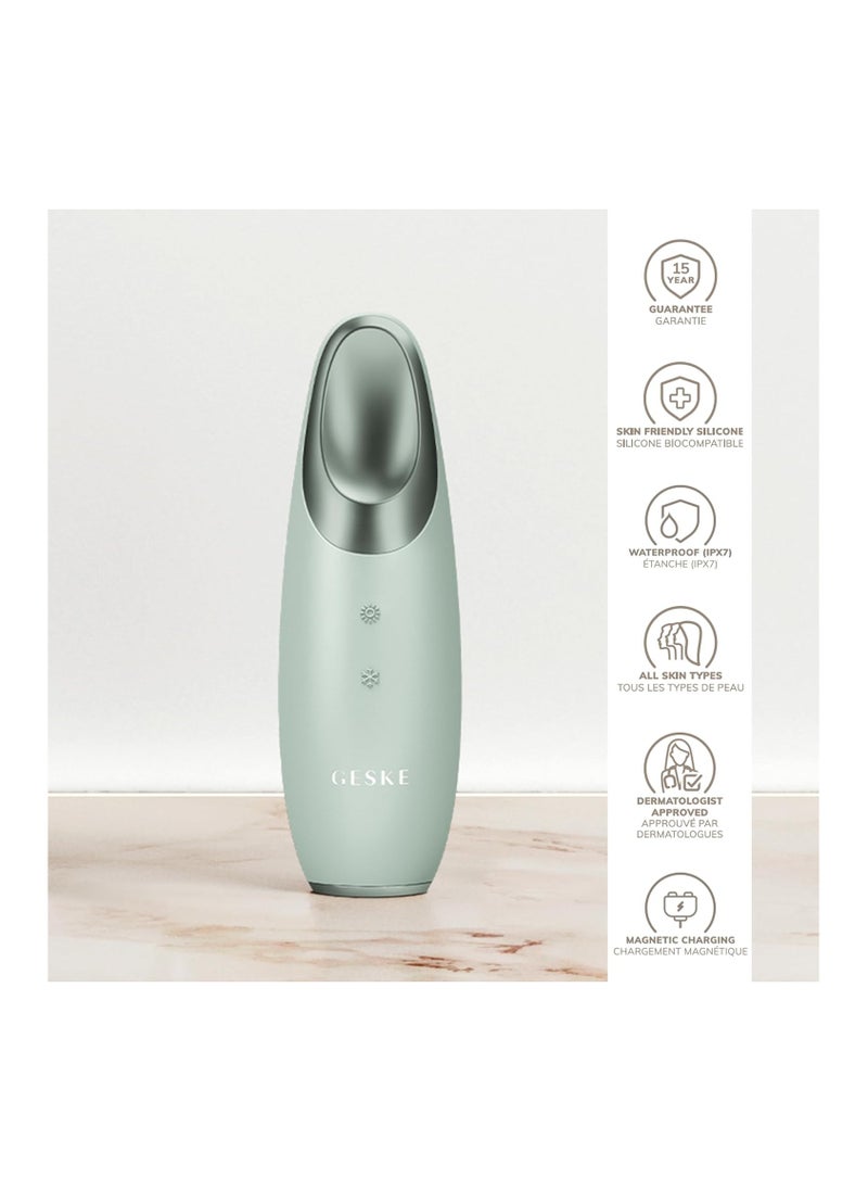 GESKE GESKE SmartAppGuided™ Warm & Cool Eye Energizer, 6 in 1, Eye Massager, Anti-Dark Circles Massager, Remove Bags and Slip-on Eyelids, Electric Eye Massage  - Image 5