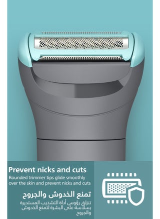 Body Groomer BG3470/15 | Trim & shave body hair | 100% showerproof | Skin-friendly | 2 mm comb | Up to 60 min cordless | Easy to clean grey - view 5