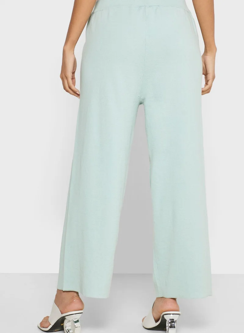 ANOTAH Wide Leg Pants