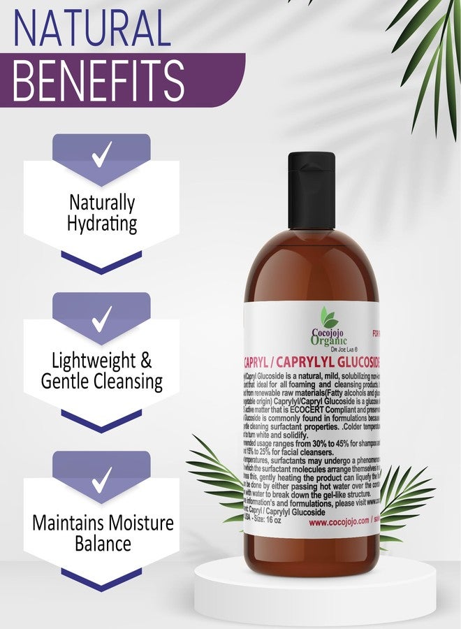 Dr Joe Lab سائل السطحية كابريل جلوكوزيد من دكتور جو لاب - كابريلي طبيعي، مشتق من النباتات - العناية بالبشرة بنفسك - جل الاستحمام، رغوي، صابون الجسم، شامبو، منتجات الأطفال، منظفات الوجه - كوكوجوجو (16 أونصة) - Image 4