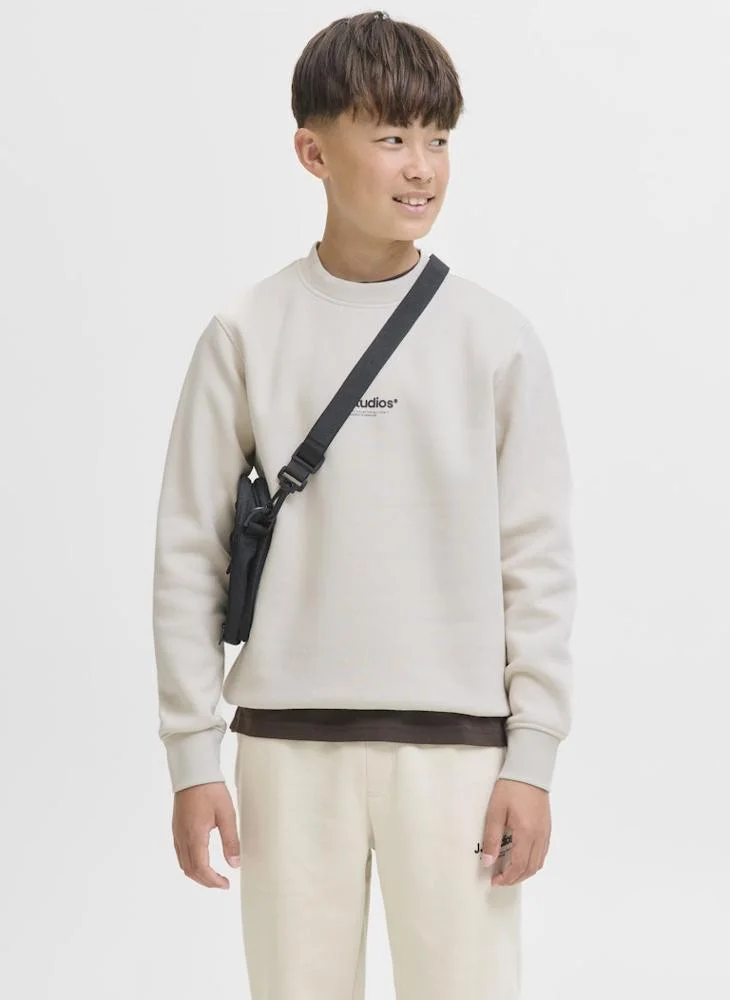 Jack & Jones Junior Kids Jjesoho Crew Neck Sweatshirt