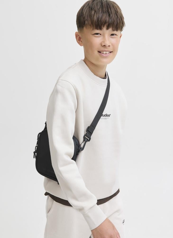 Jack & Jones Junior Kids Jjesoho Crew Neck Sweatshirt - Image 3