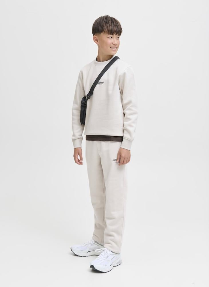 Jack & Jones Junior Kids Jjesoho Crew Neck Sweatshirt - Image 4