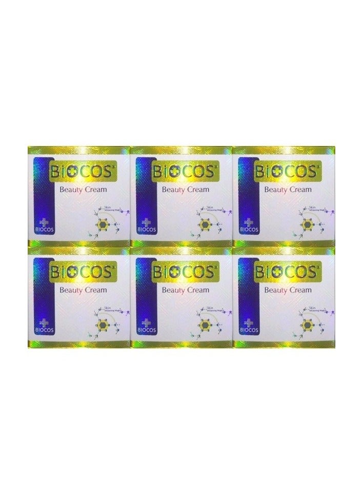 BIOCOS Skin Whitening Beauty Cream Pack of 6 - Image 1