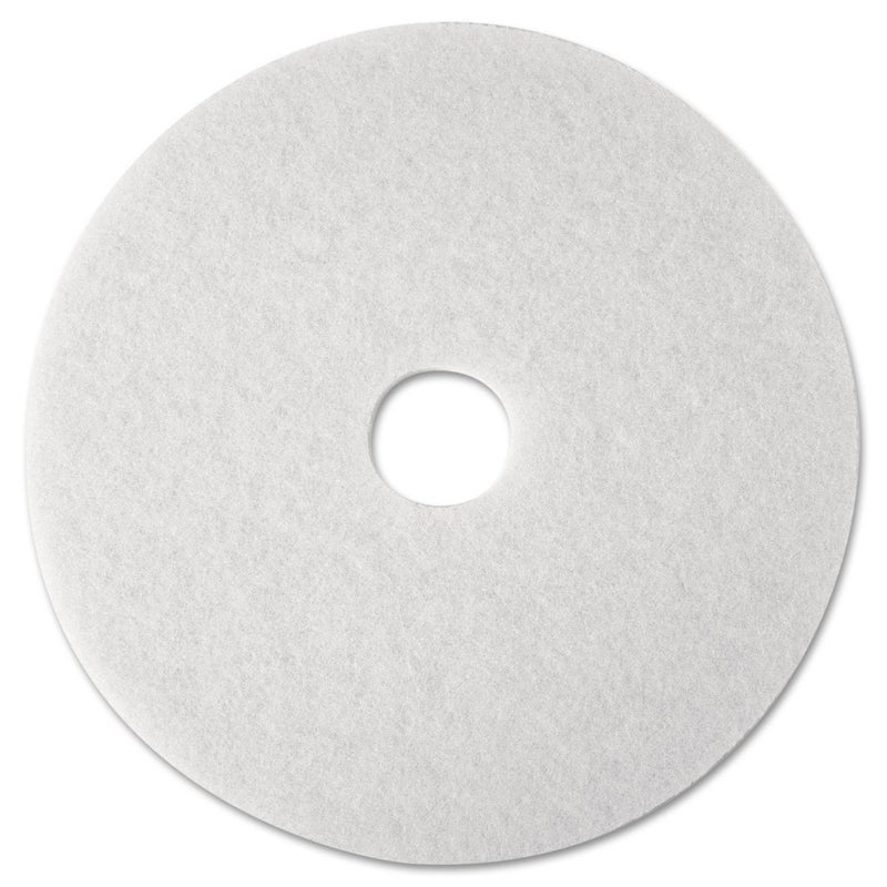 3M White Super Polish Pad 4100, 12 in - Image 3