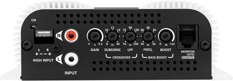 Taramp's مضخم صوت أحادي 400 واط 2 أوم 400 وات RMS قناة واحدة 14.4 فولت DC طاقة كاملة النطاق، رائع للساب/الباس - إدخال RCA/مستوى عالٍ، صوت السيارة - Image 5