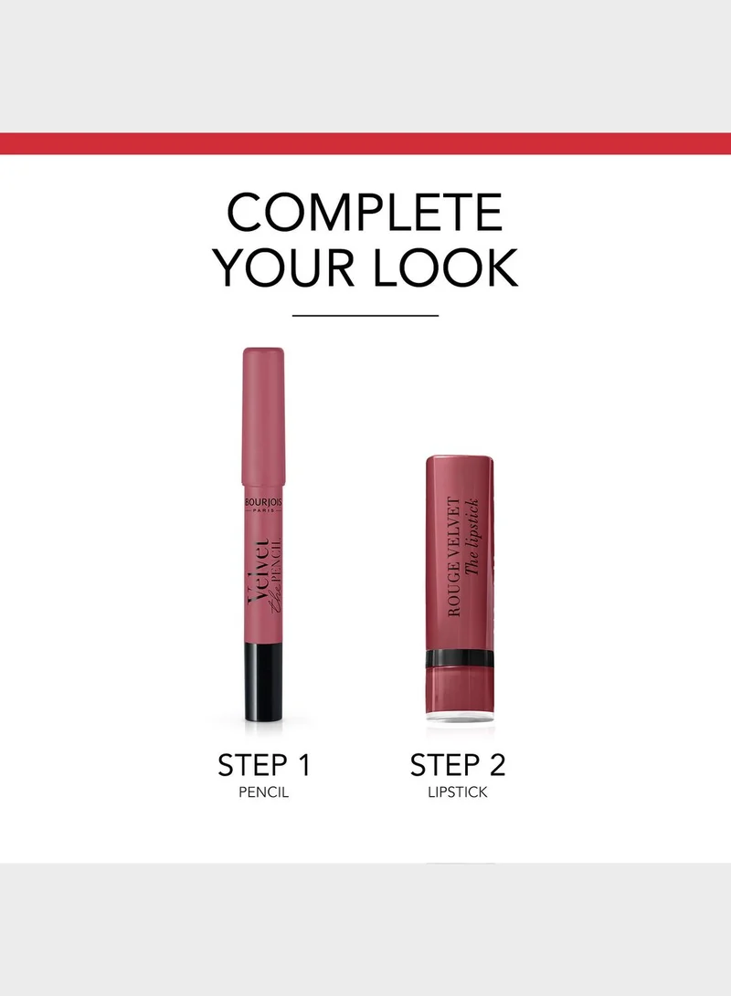 BOURJOIS PARIS Bourjois Rouge Velvet The Lipstick – 33 – Rose Water, 2.4g