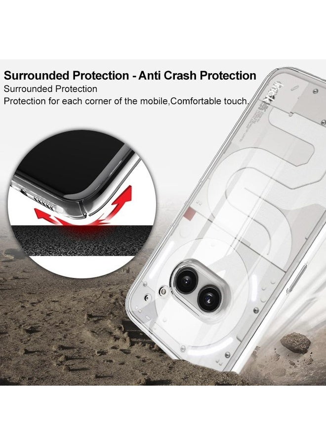 HuHa For Nothing Phone 2a 5G / 2a Plus imak Wing II Wear-resisting Crystal Phone Protective Case - Image 4