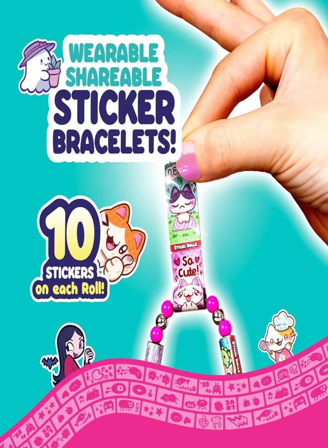 Sky Castle حزمة جمع رولز متعددة من STICKI | الملصقات القابلة للارتداء والمشاركة الأصلية | تشمل 150 ملصق صغير | أكثر من 1000 تصميم ملصق لاكتشافه وجمعه! (السلسلة 2) - Image 4