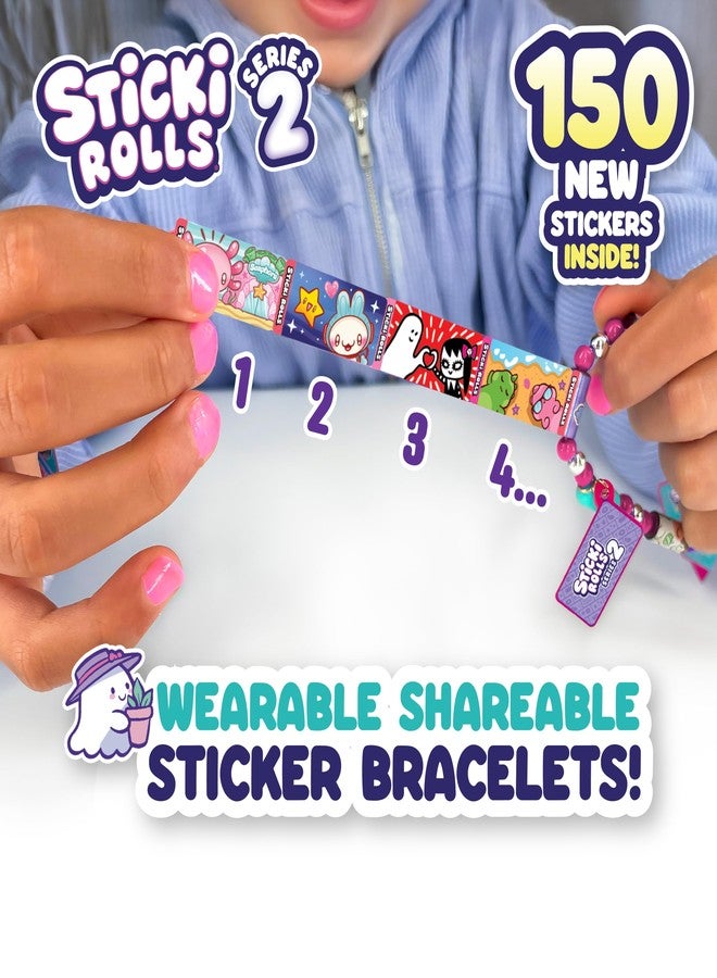 Sky Castle حزمة جمع رولز متعددة من STICKI | الملصقات القابلة للارتداء والمشاركة الأصلية | تشمل 150 ملصق صغير | أكثر من 1000 تصميم ملصق لاكتشافه وجمعه! (السلسلة 2) - Image 2